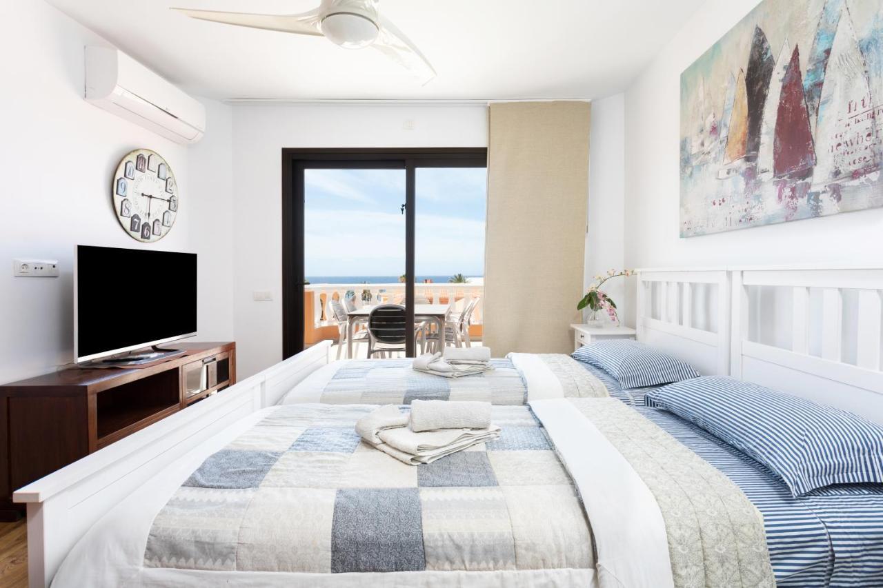 Exclusive Penthouse Playa Las Vistas 4 Close To The Sea And Beach, Aircondition For A Fee, Wifi, Terrace, Heated Pool 美洲海滩 外观 照片