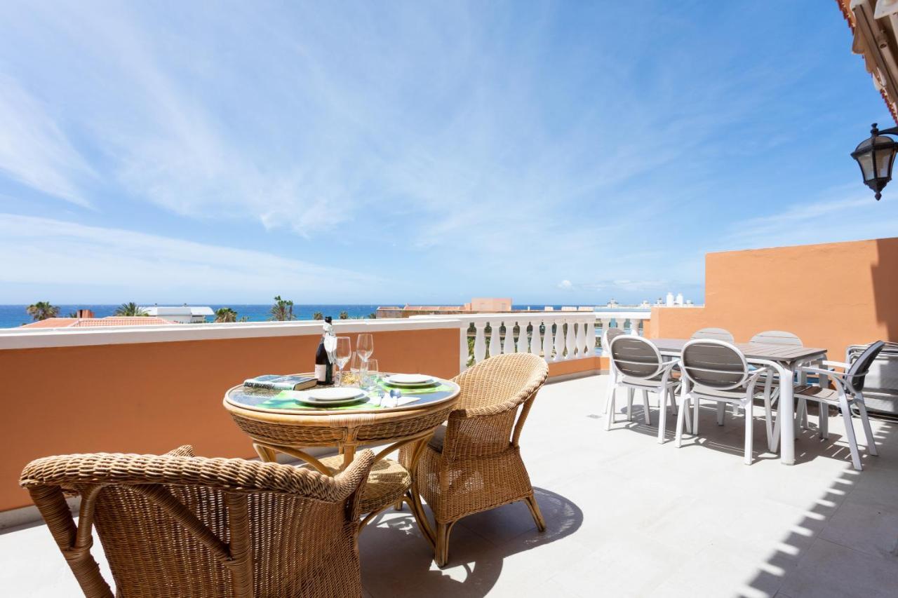 Exclusive Penthouse Playa Las Vistas 4 Close To The Sea And Beach, Aircondition For A Fee, Wifi, Terrace, Heated Pool 美洲海滩 外观 照片